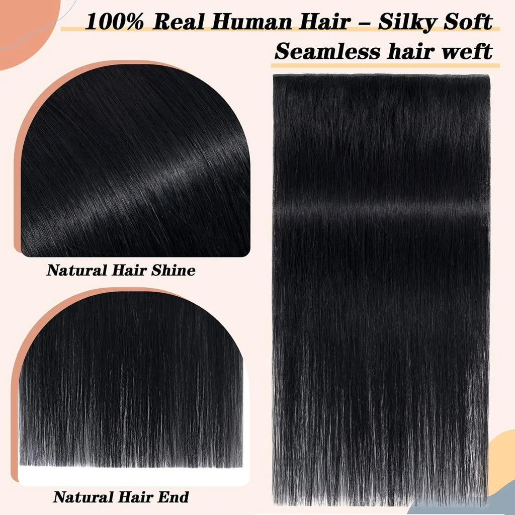 Clips In One Piece Hair Extension