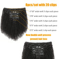 Afro Kinky Curly Clip in Hair Extensions