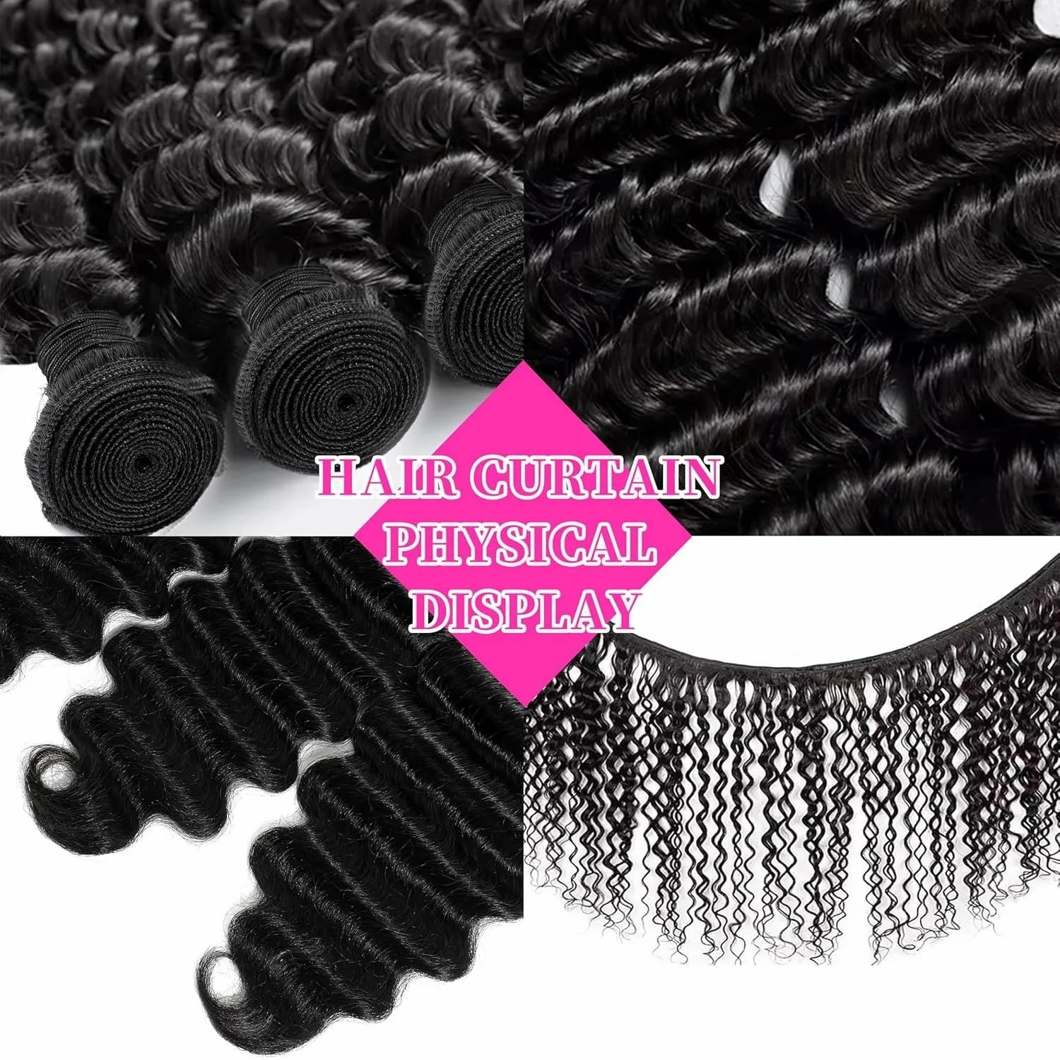 Loose Deep Wave/Water Curly Hair Bundles