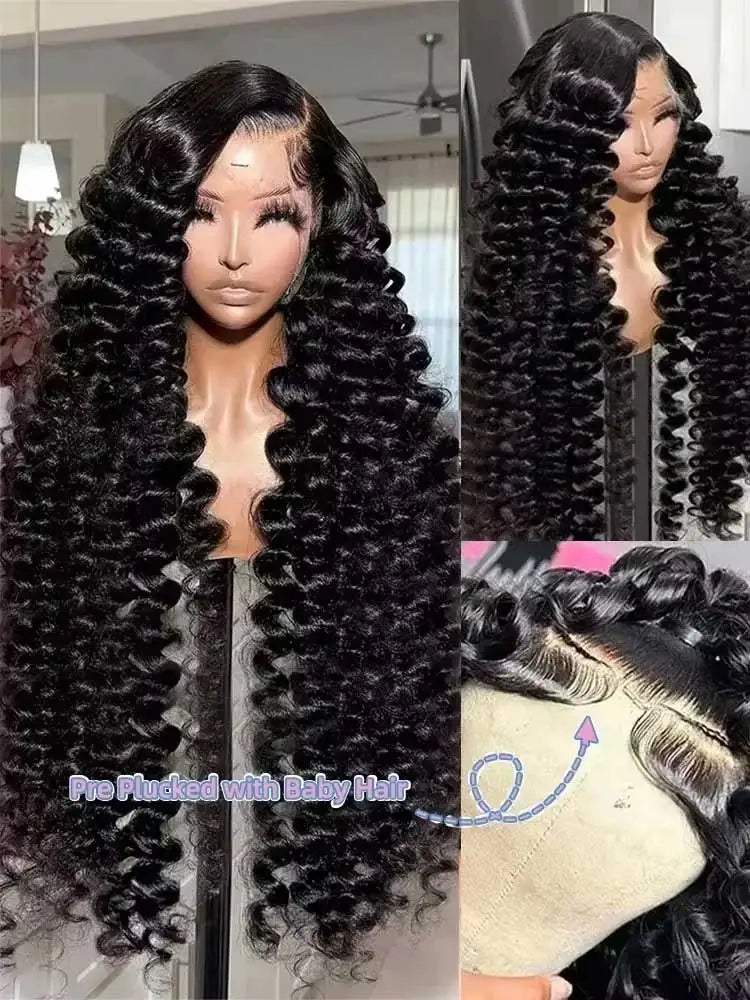 Loose Deep Wave Lace Front Human Hair Wigs