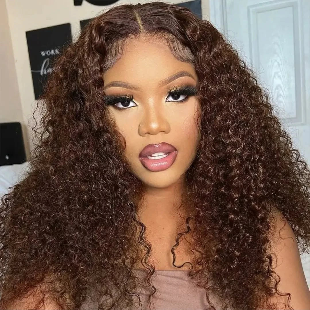 Chocolate Brown HD Lace Frontal Wig