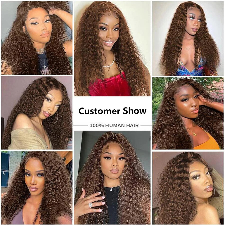 Chocolate Brown HD Lace Frontal Wig