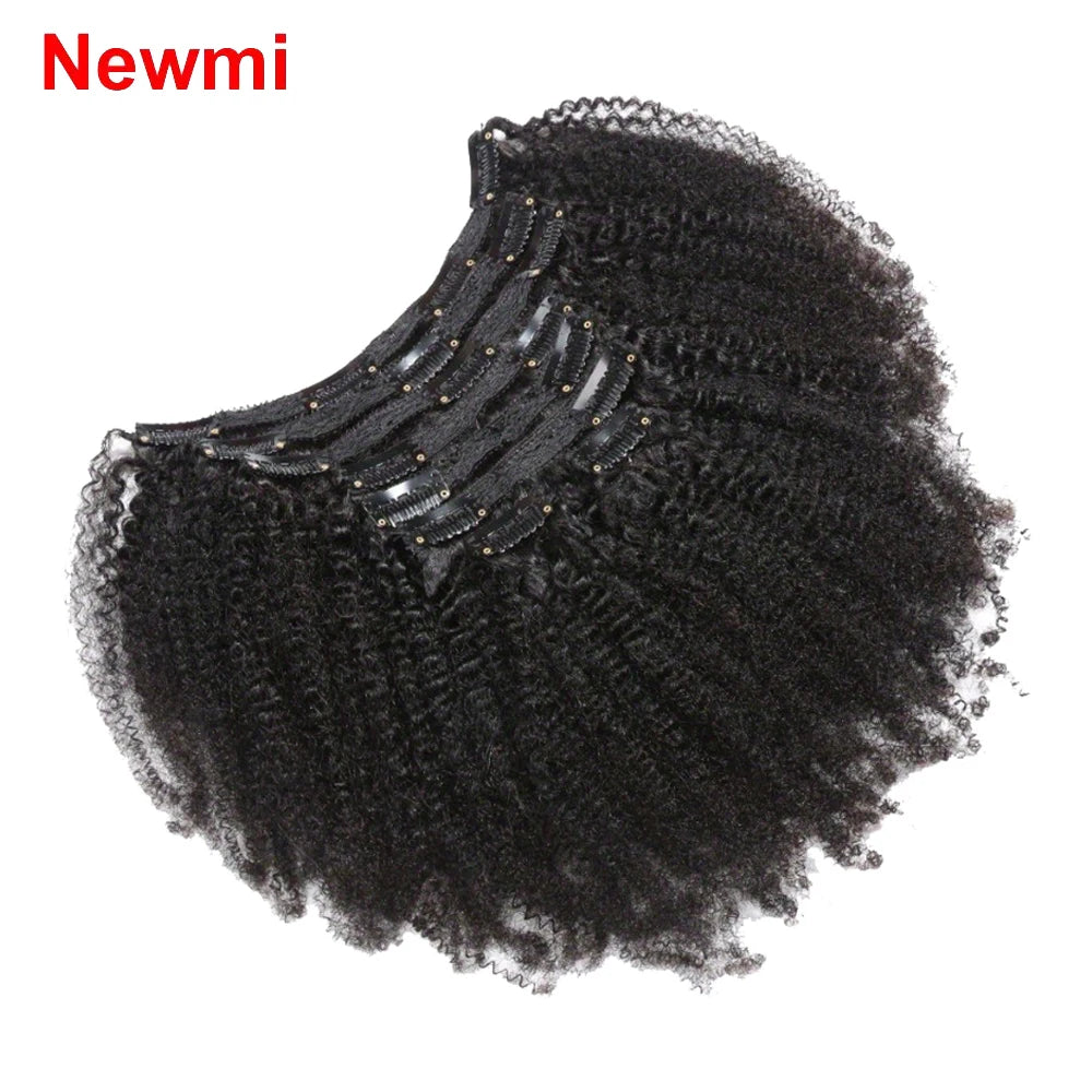 Afro Kinky Curly Clip in Hair Extensions