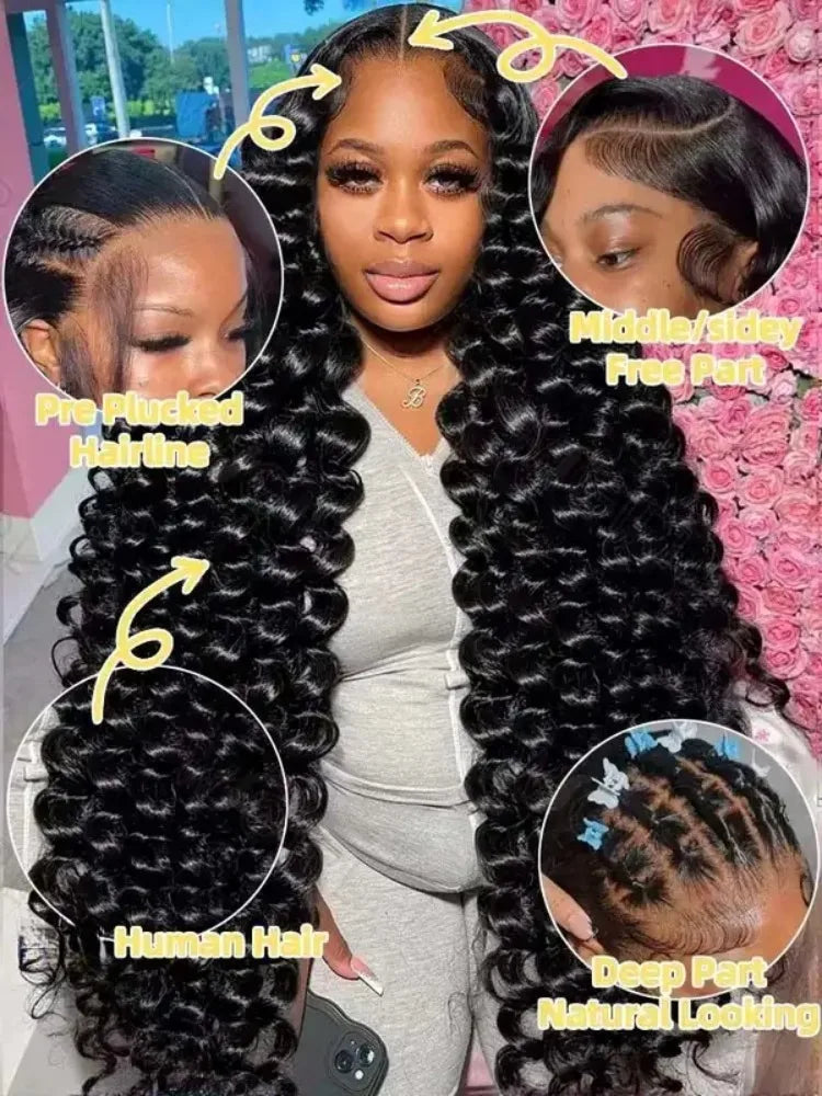 Loose Deep Wave Lace Front Human Hair Wigs