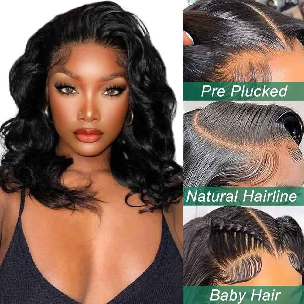 HD Lace Frontal Wig Short Bob WigS