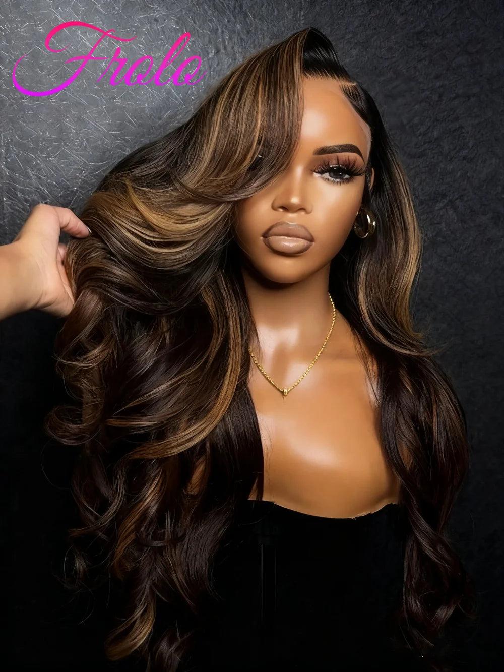 Highlight Ombre Body Wave Lace Front Wigs