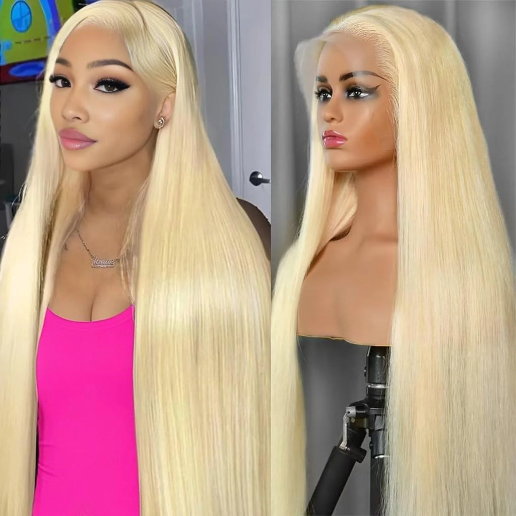 613 Honey Blonde Lace Front Human Hair Wigs