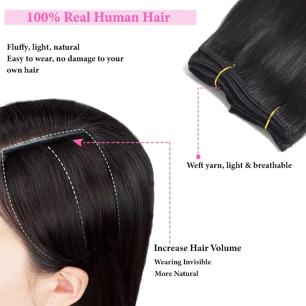 Seamless Clip in Hair Extensions