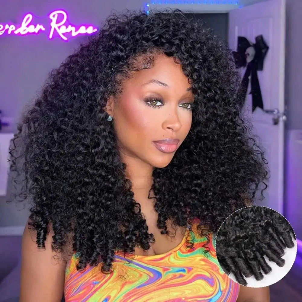 Burmese Curly HD Human Hair Wig