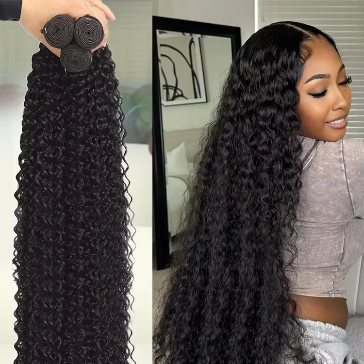Deep Wave Human Hair Bundles