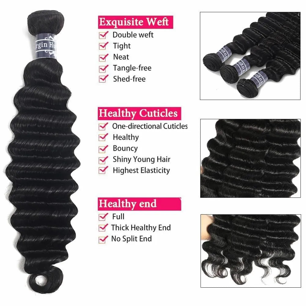 Loose Deep Wave/Water Curly Hair Bundles