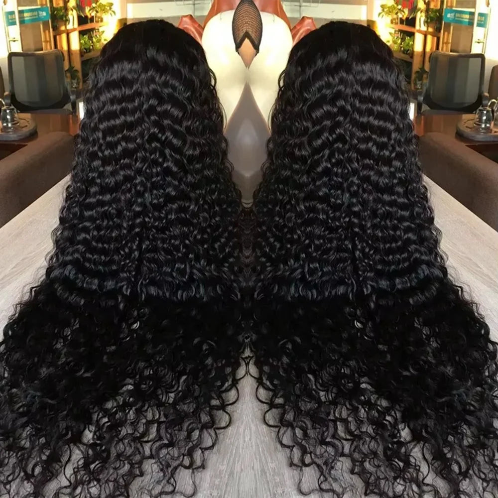 Deep Wave Curly HD Lace Frontal Human Hair Wig