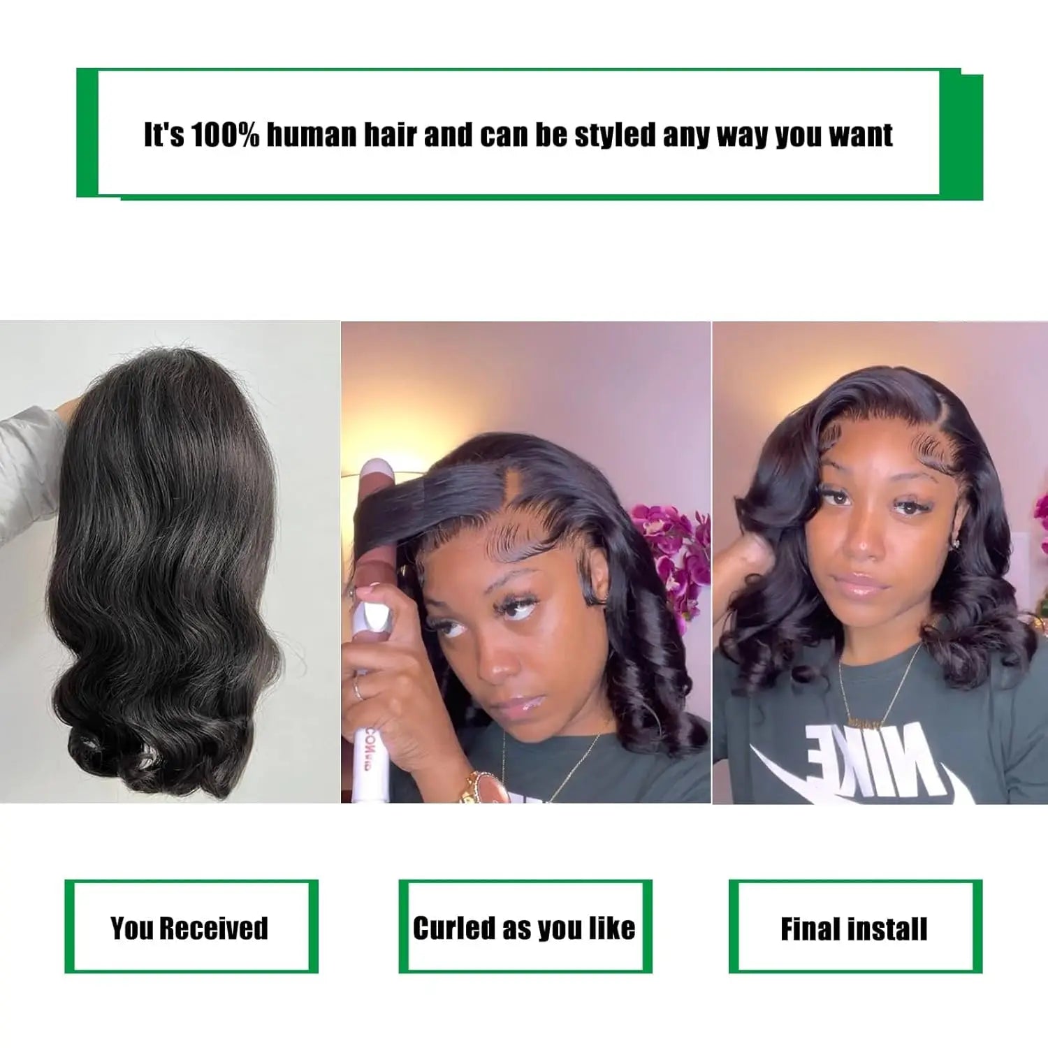 HD Lace Frontal Wig Short Bob WigS