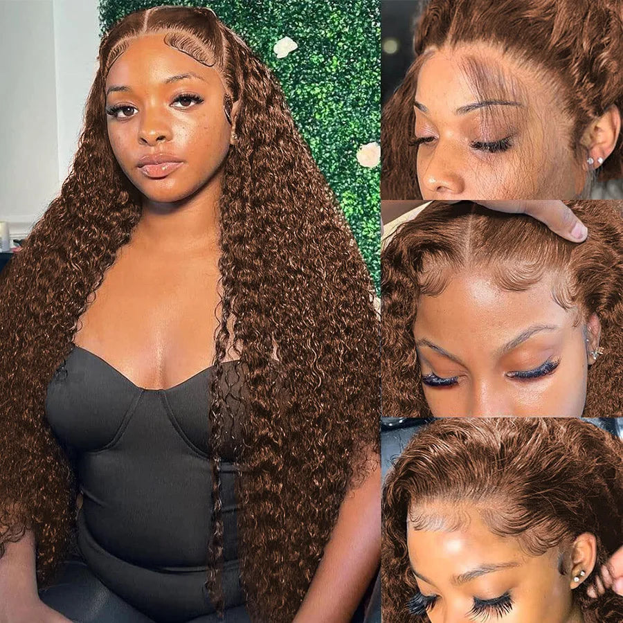 Chocolate Brown HD Lace Frontal Wig